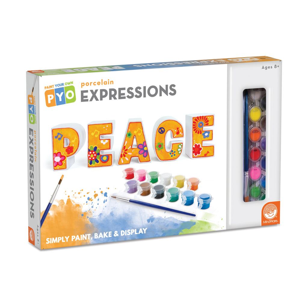 MindWare Paint Your Own Porcelain Expressions - Peace