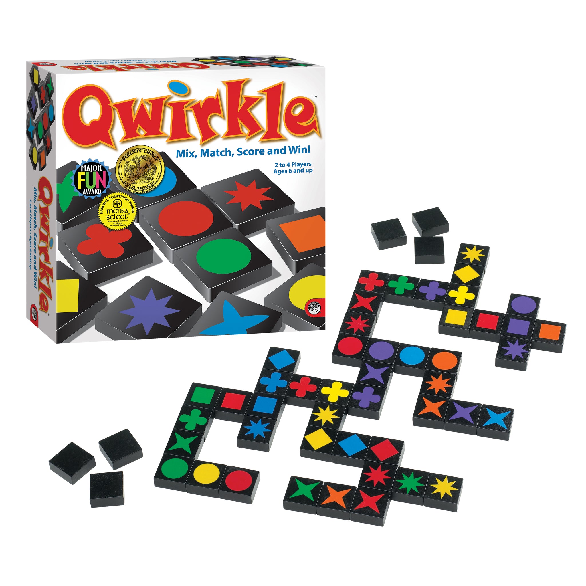 Qwirkle Jeu De Société Mindware , Qwirkle Bonus Pack, Board Game, Ages