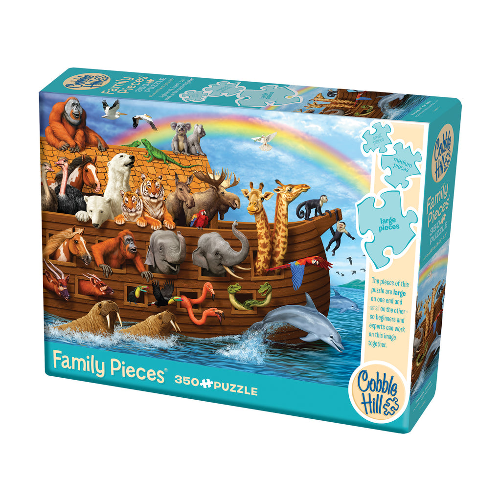 Cobble Hill Puzzle Company Family Pieces Puzzle - Voyage of the Ark: 350 Pcs