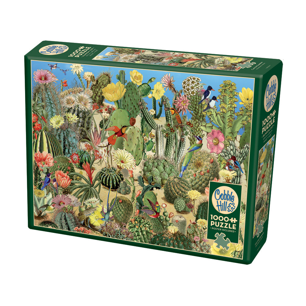 Cobble Hill Puzzle Company Barbara Behr - Cactus Garden: 1000 Pcs