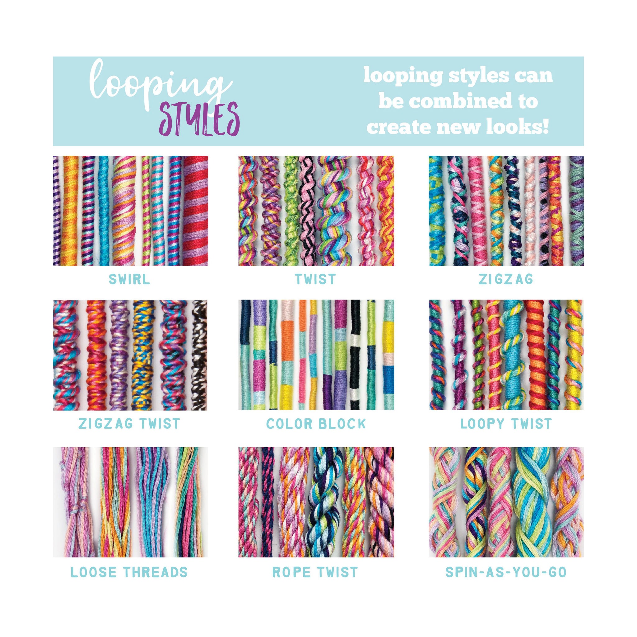 Loopdedoo Bracelet Spinning Loom - Deluxe Edition