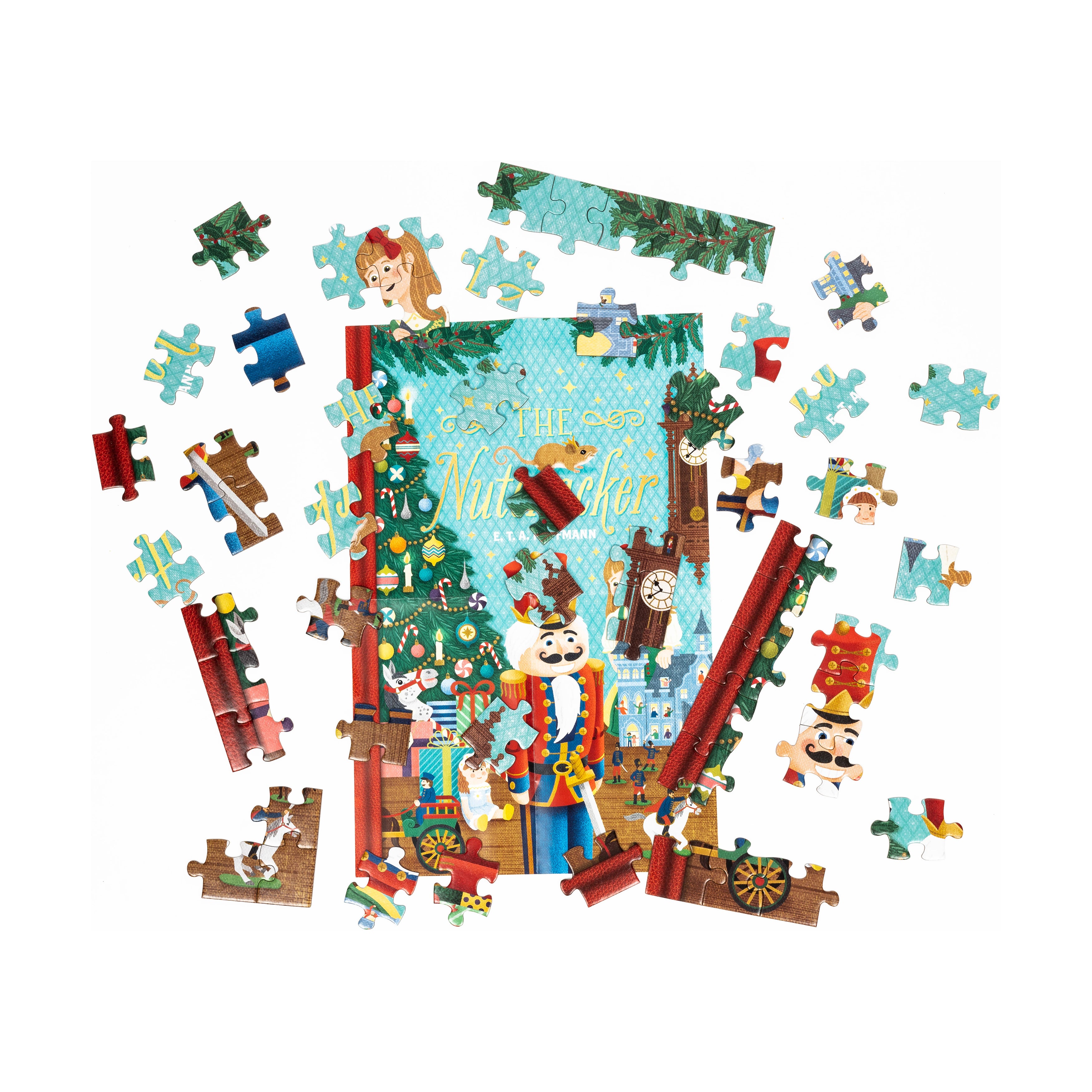 Professor Puzzle E.T.A. Hoffman's The Nutcracker Double-Sided Jigsaw Puzzle:  96 Pcs 