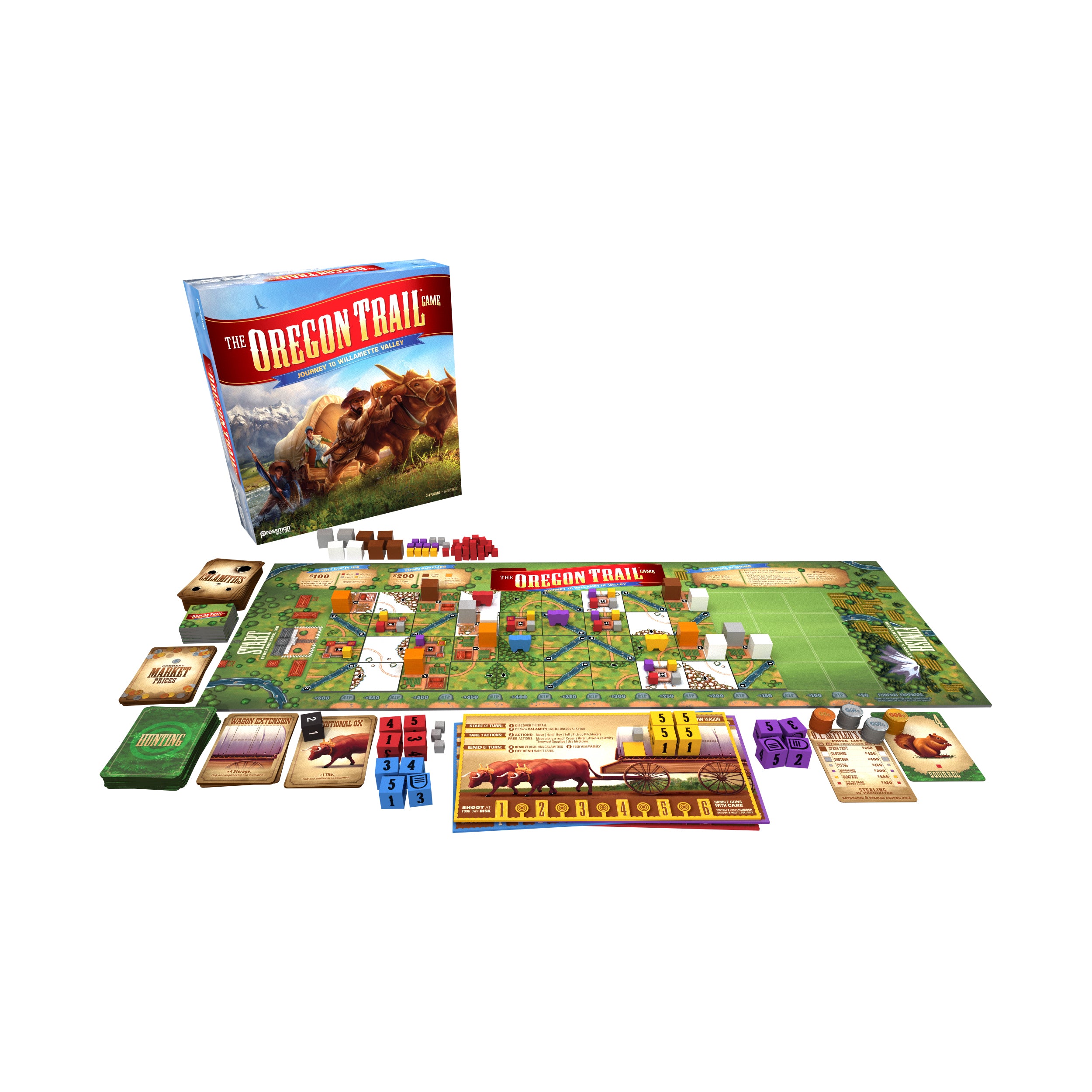 The Oregon Trail Game: Journey to Willamette Valley, Board Game