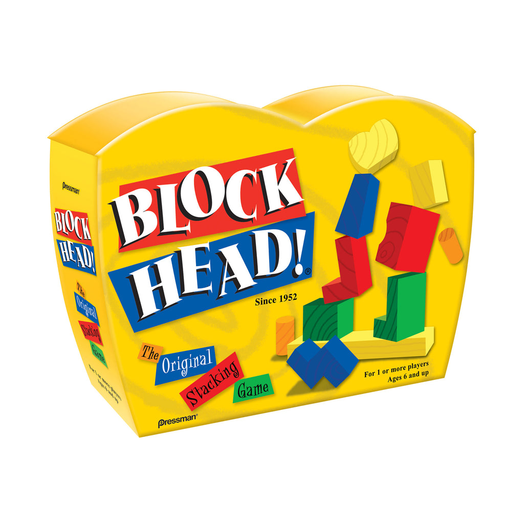 Pressman Toy Blockhead!