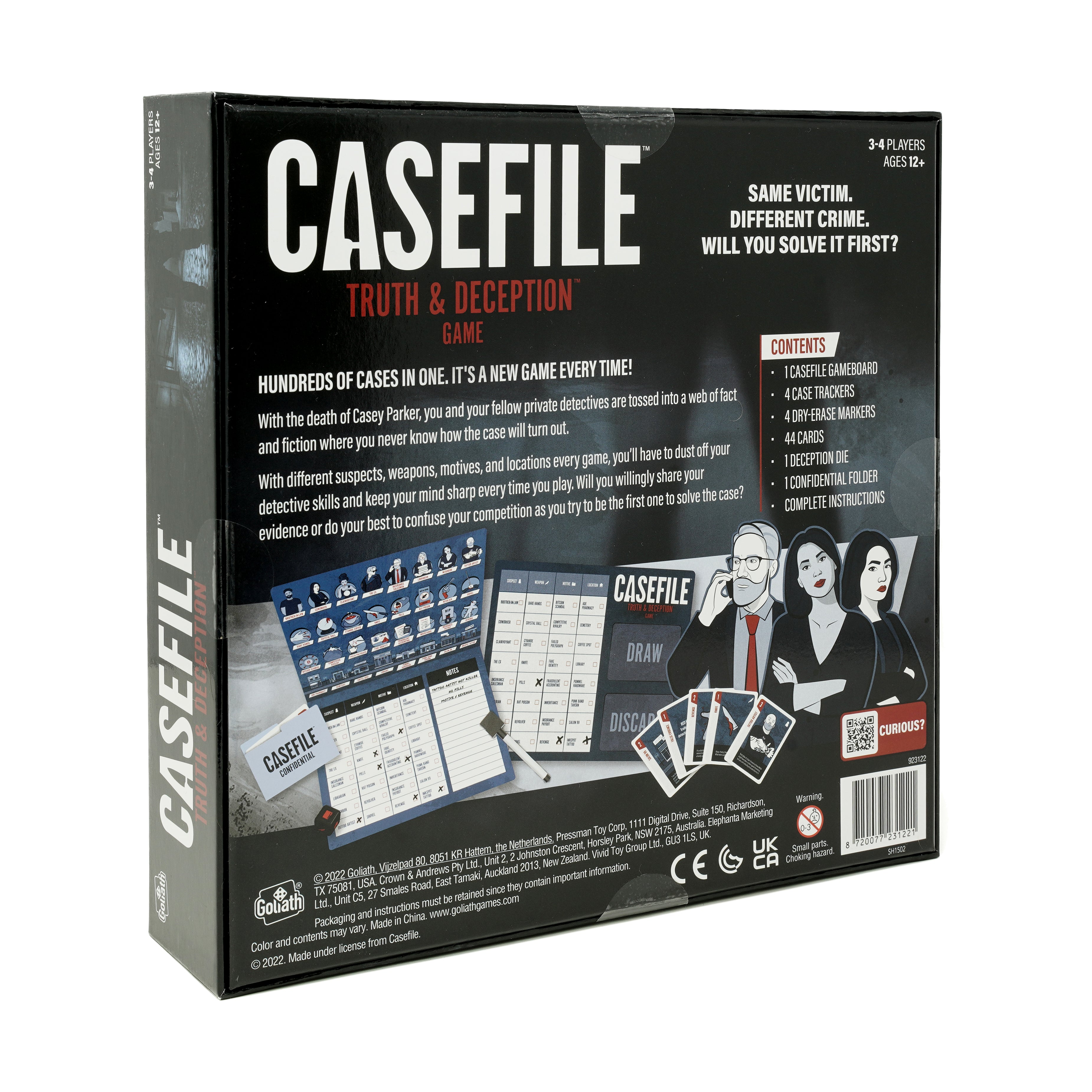 Casefile Truth & Deception Game Strategy Games AreYouGame