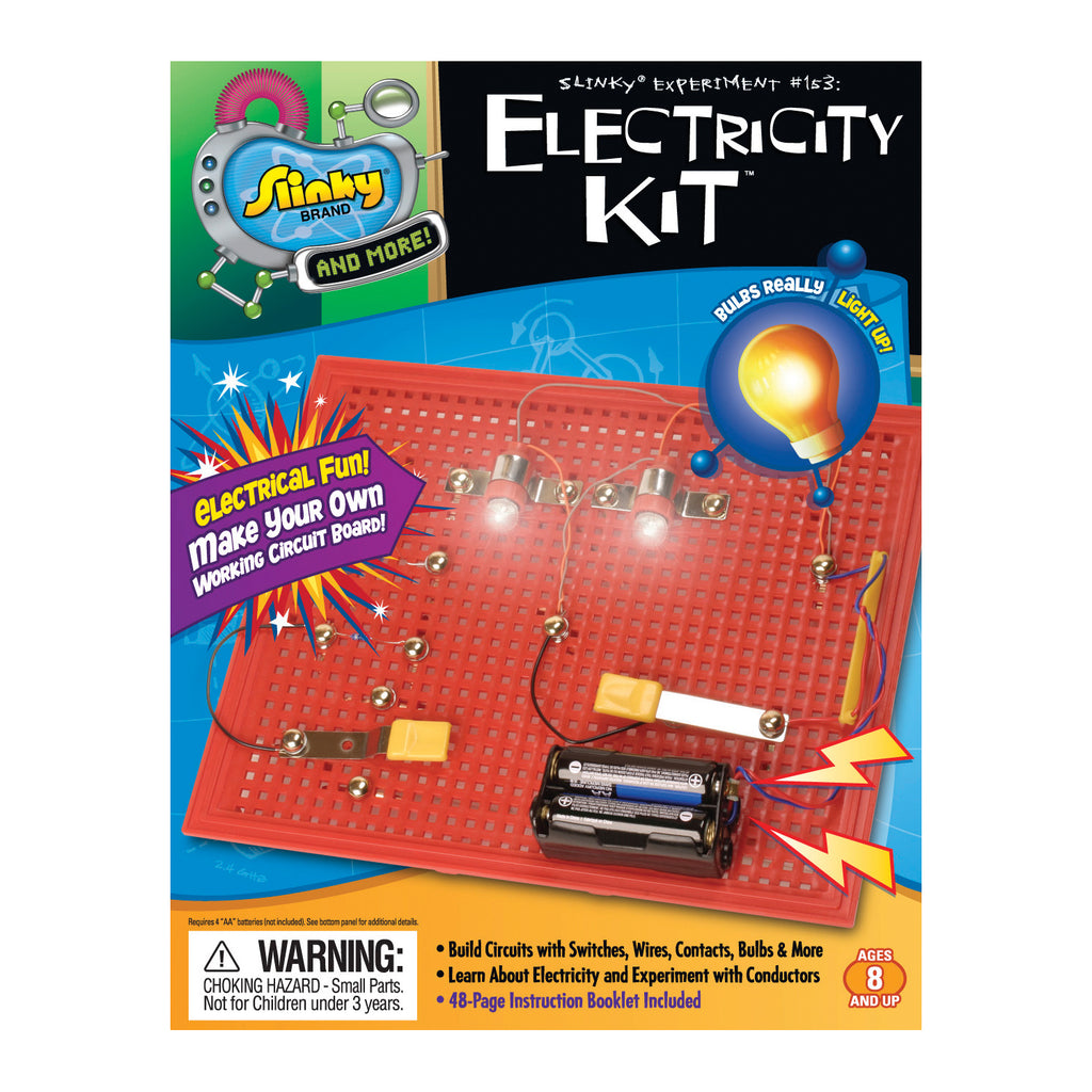 Scientific Explorer Slinky Science Kit - Electricity Kit Mini Lab