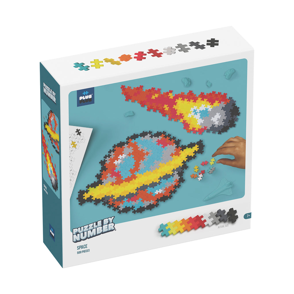 Plus-Plus Puzzle By Number - Space: 500 Pcs