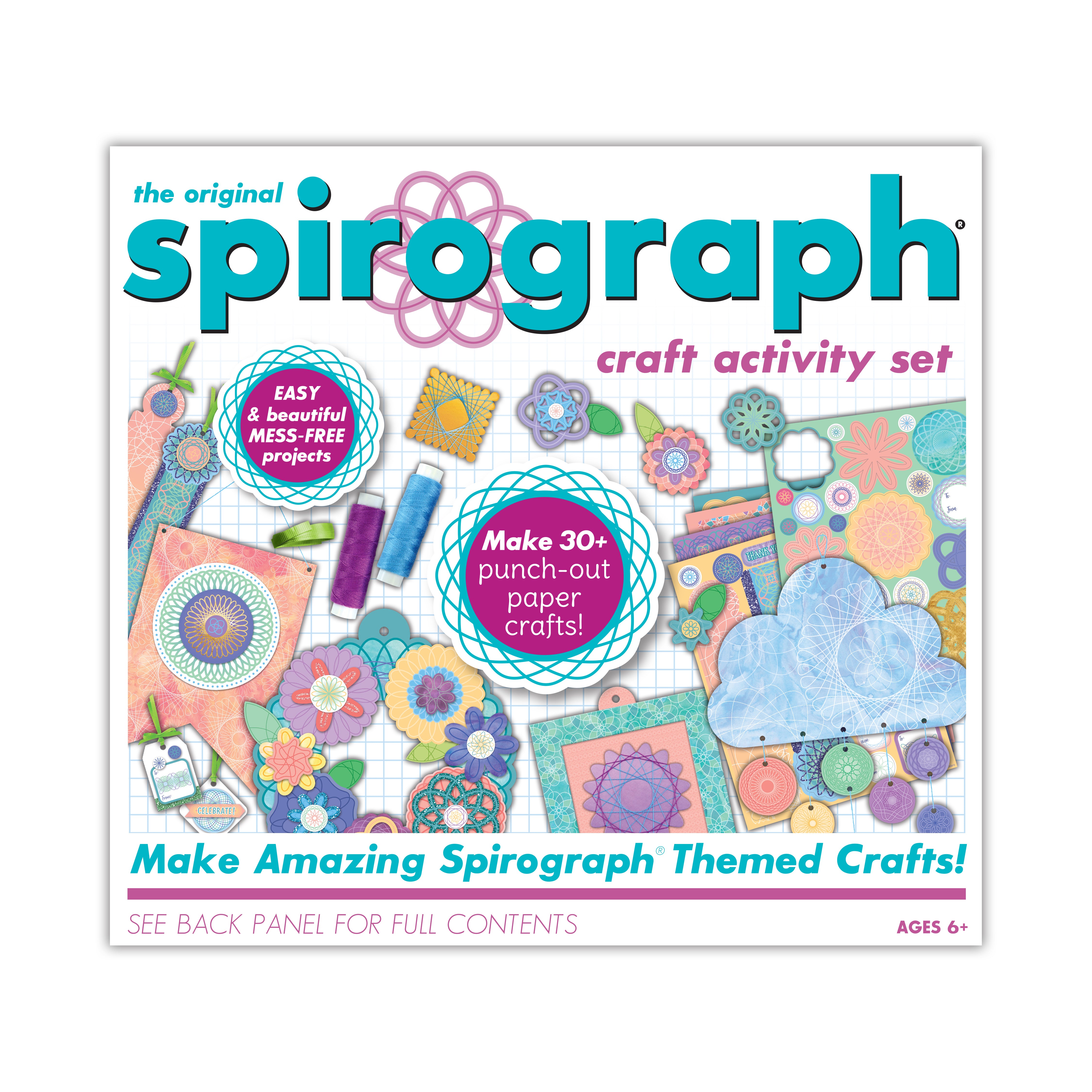 Spirograph Design Tin Set Original Super Deluxe Toy Kids Art Case