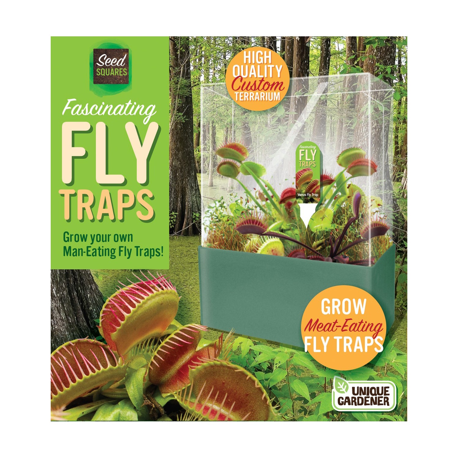 planting venus fly traps from seed Seed Squares - Fascinating Fly Traps