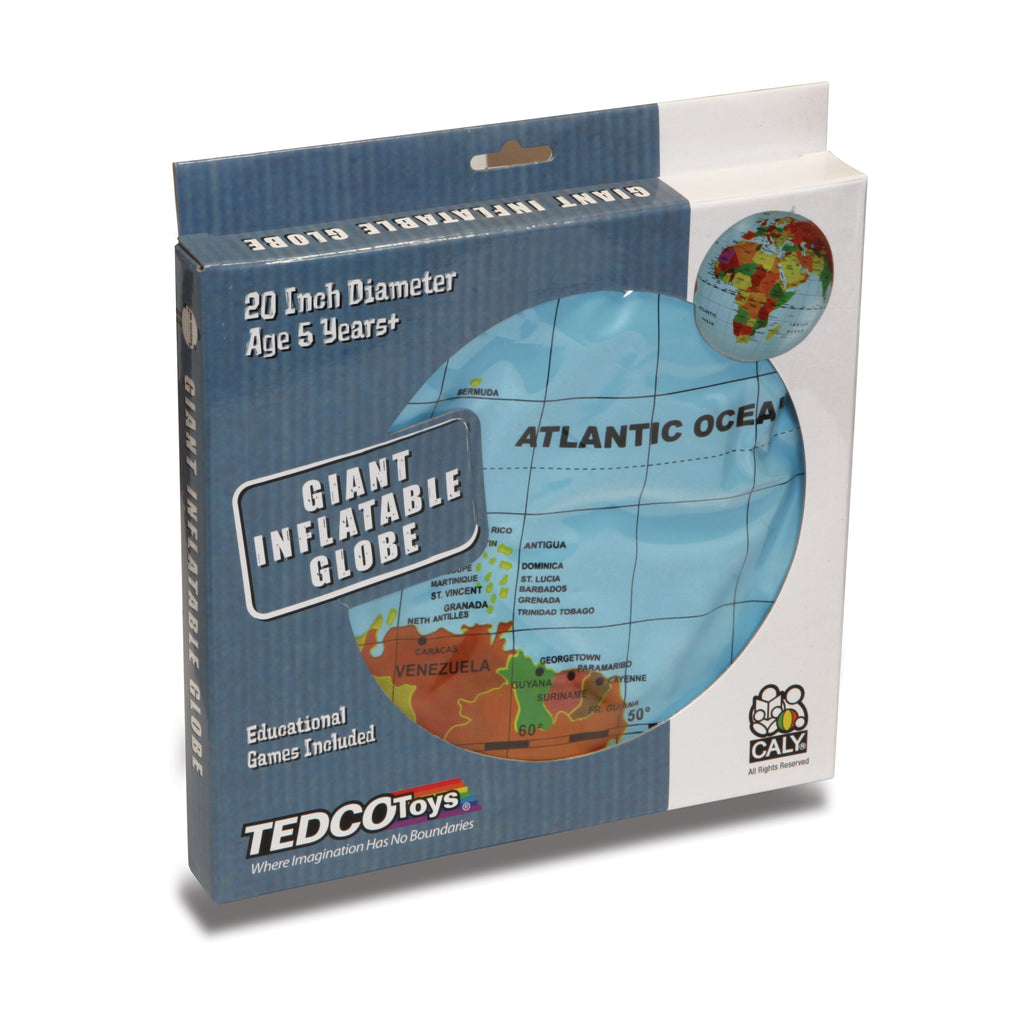 Tedco Toys 20-inch Giant Inflatable Globe