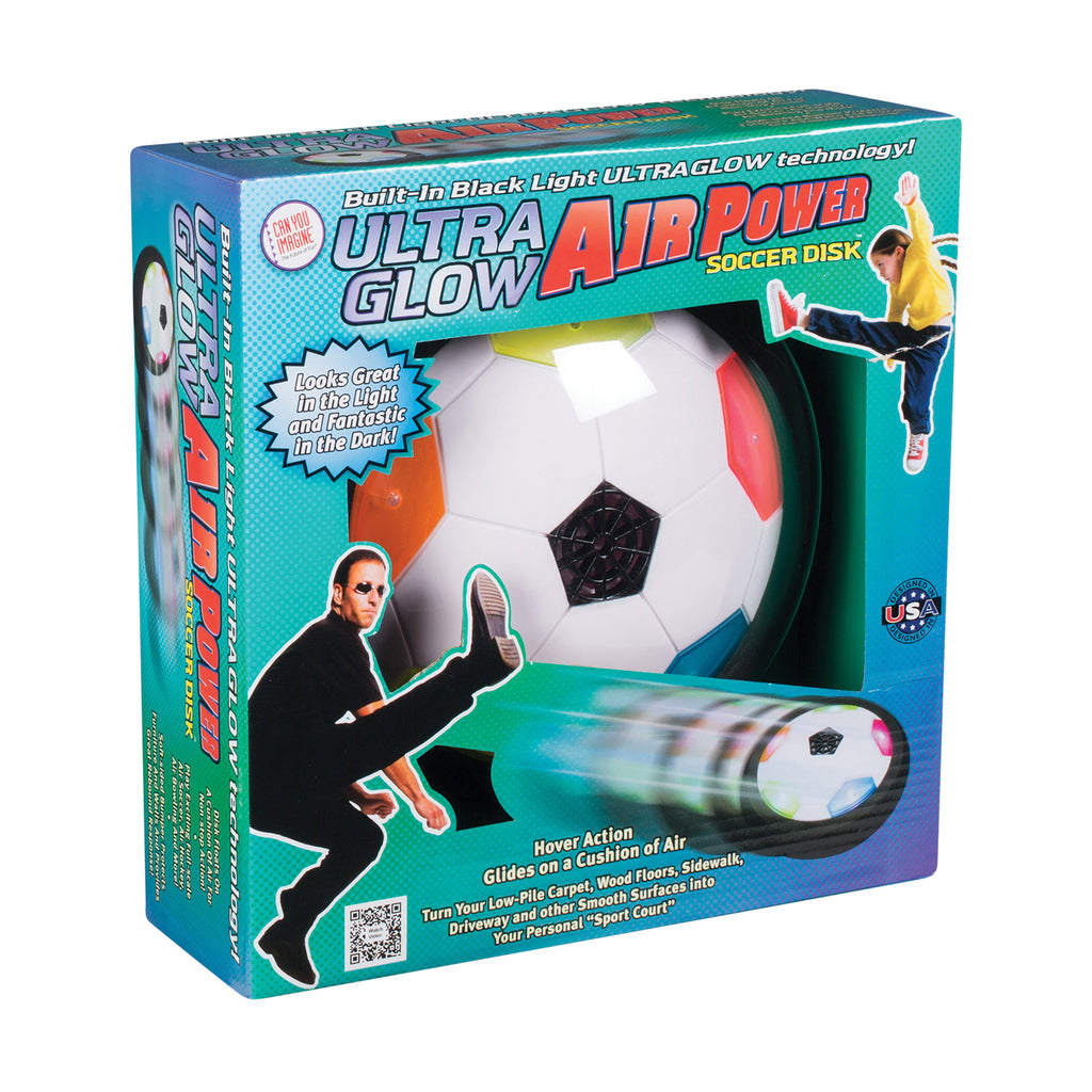 Toysmith Ultra Glow Air Power Soccer Disk