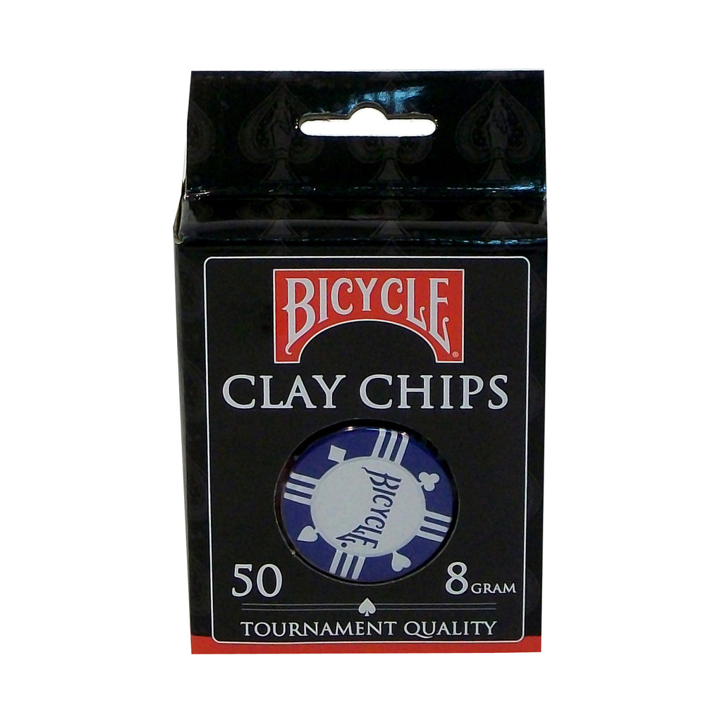 US Playing Card Company Bicycle Clay Poker Chip Set: 50 Count