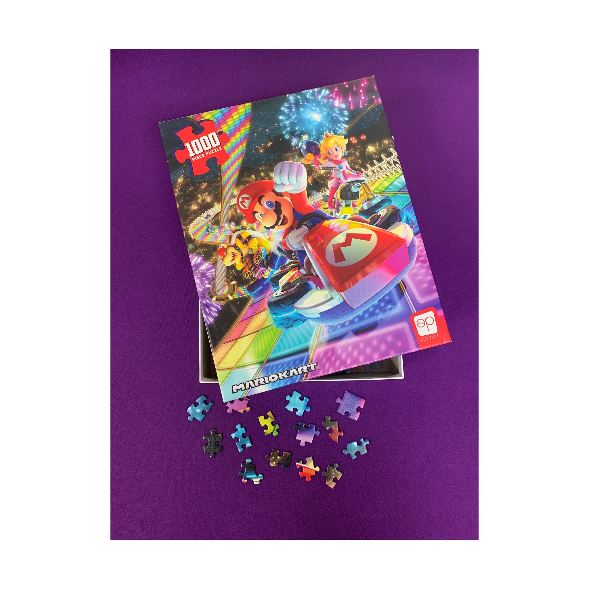 Winning Moves Puzzle Mario Kart 1000 Piezas – Póster Incluido Para Fans De Nintendo