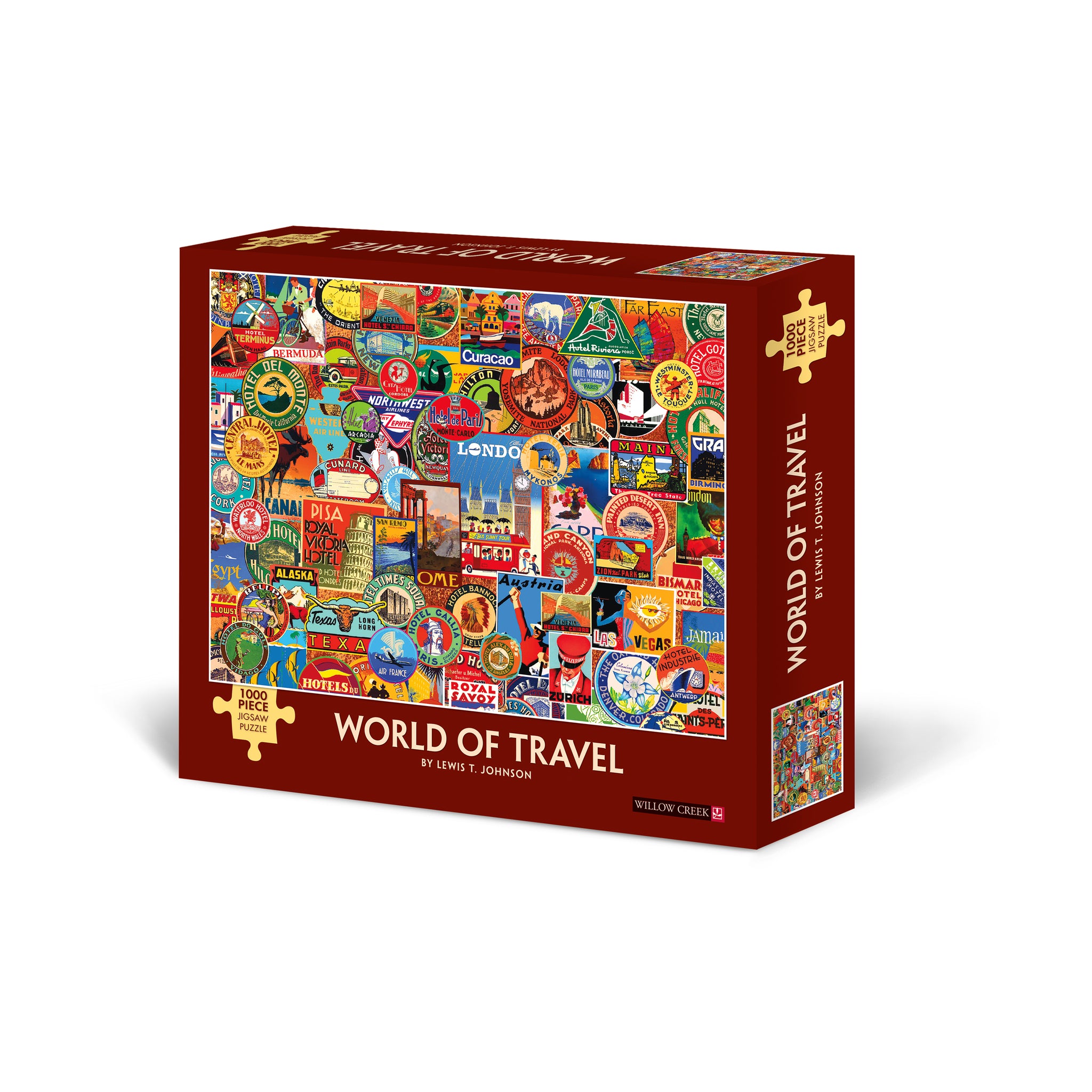 Lewis T. Johnson - World of Travel: 1000 Pcs | Puzzles