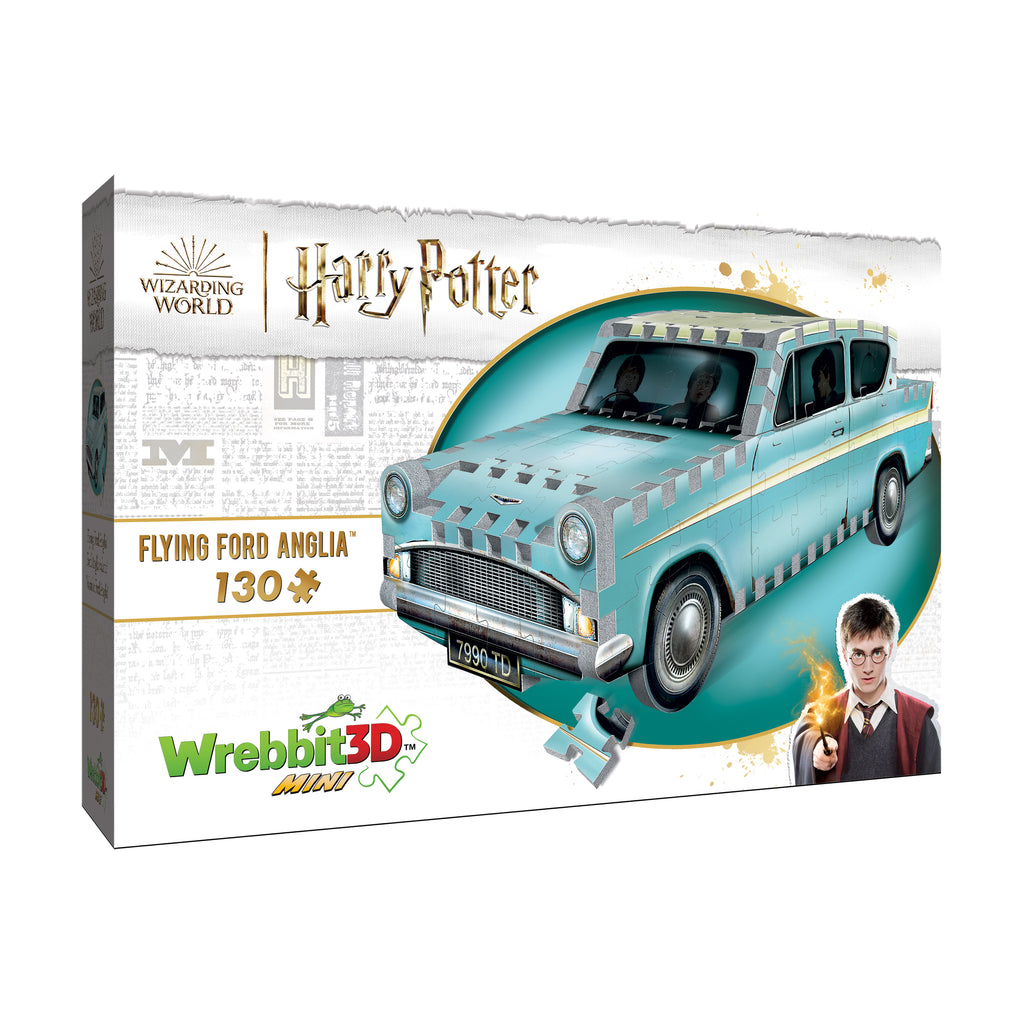 Wrebbit Harry Potter Collection - Flying Ford Anglia Mini 3D Puzzle: 130 Pcs
