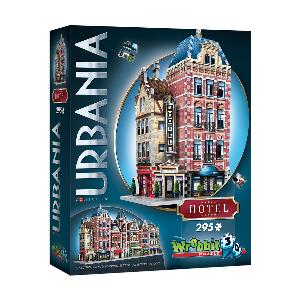 Wrebbit Urbania Collection - Hotel 3D Puzzle: 295 Pcs