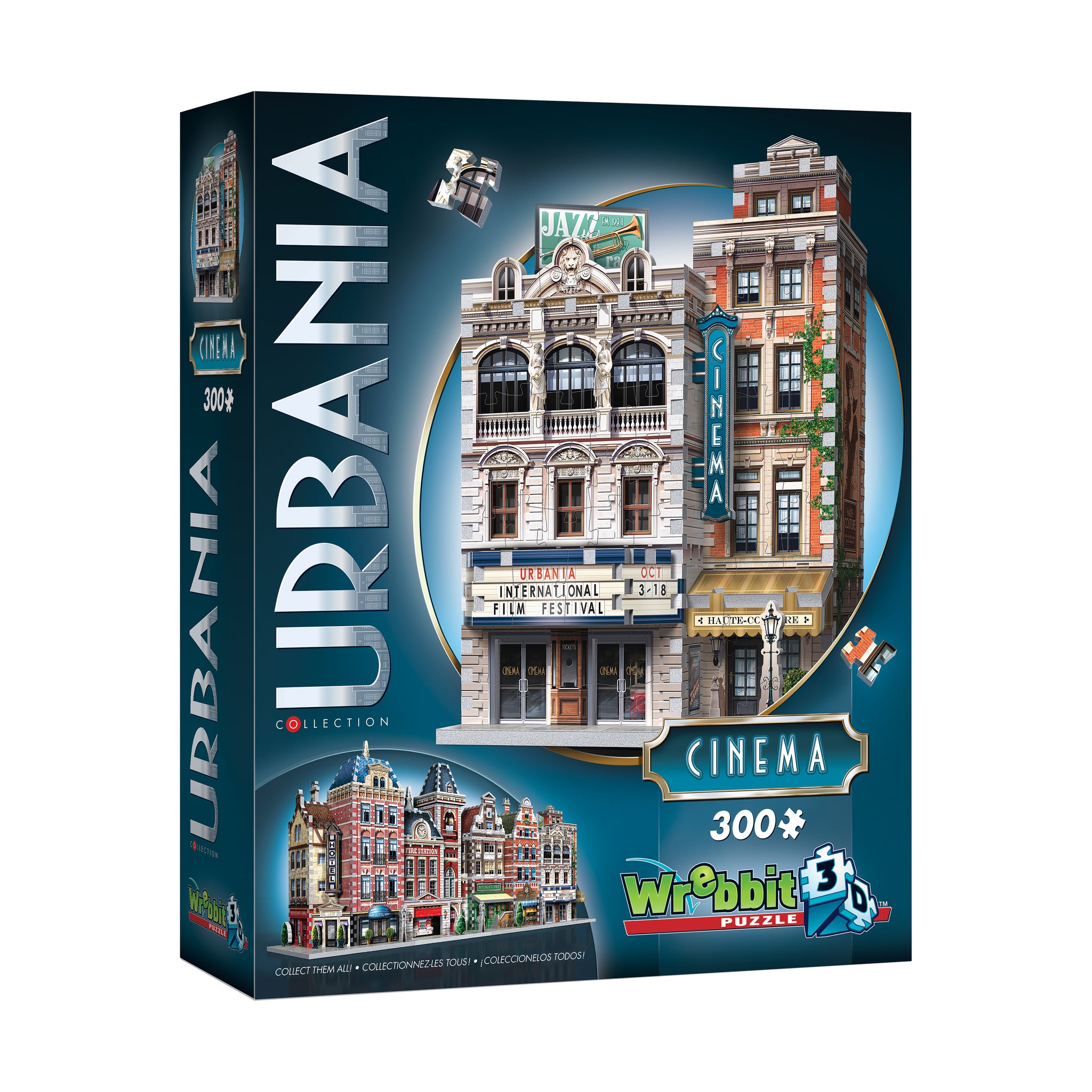 Urbania Collection - Cinema 3D Puzzle: 300 Pcs | AreYouGame