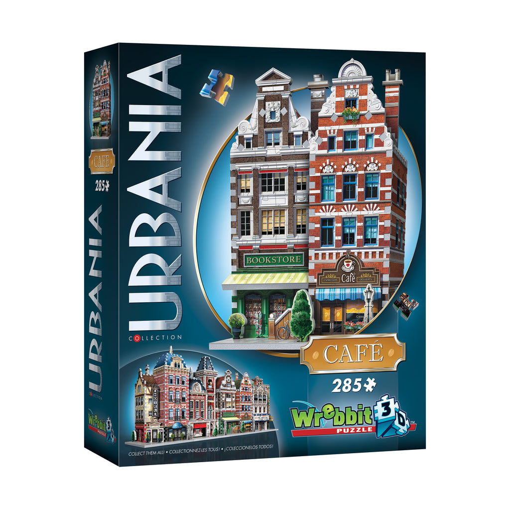 Wrebbit Urbania Collection - Cafe 3D Puzzle: 285 Pcs