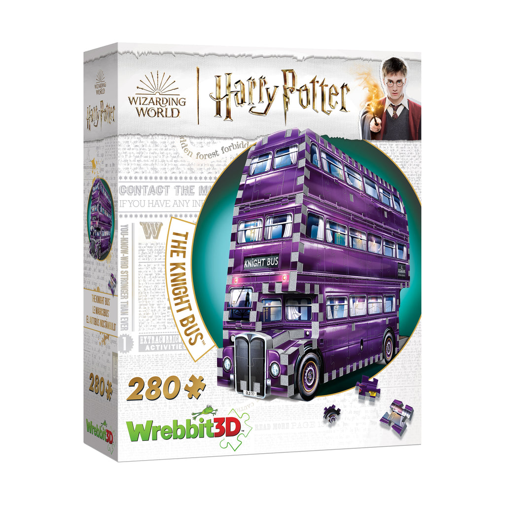 Wrebbit Harry Potter Collection - The Knight Bus 3D Puzzle: 280 Pcs