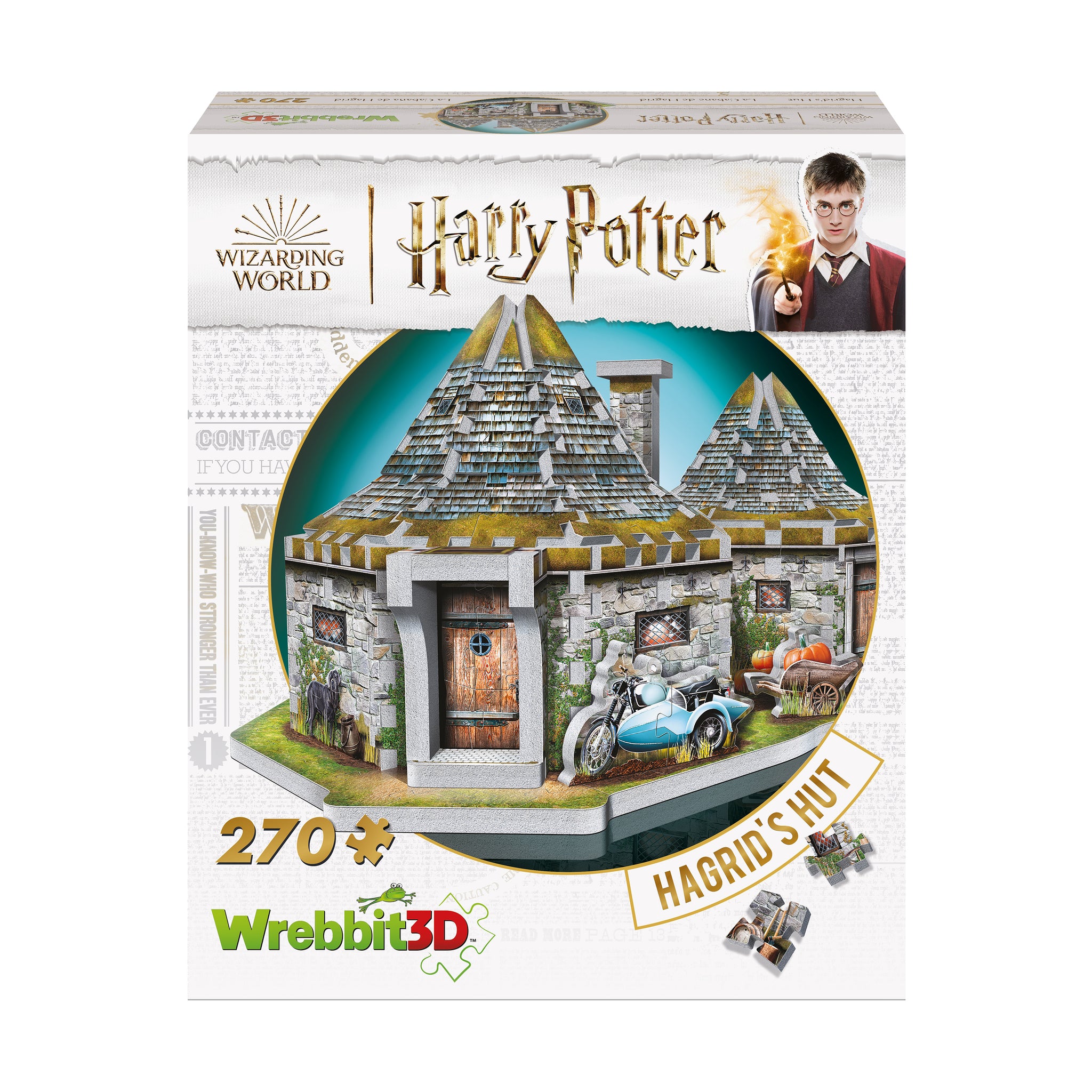 Harry Potter Collection - Hagrid's Hut 3D Puzzle: 270 Pcs