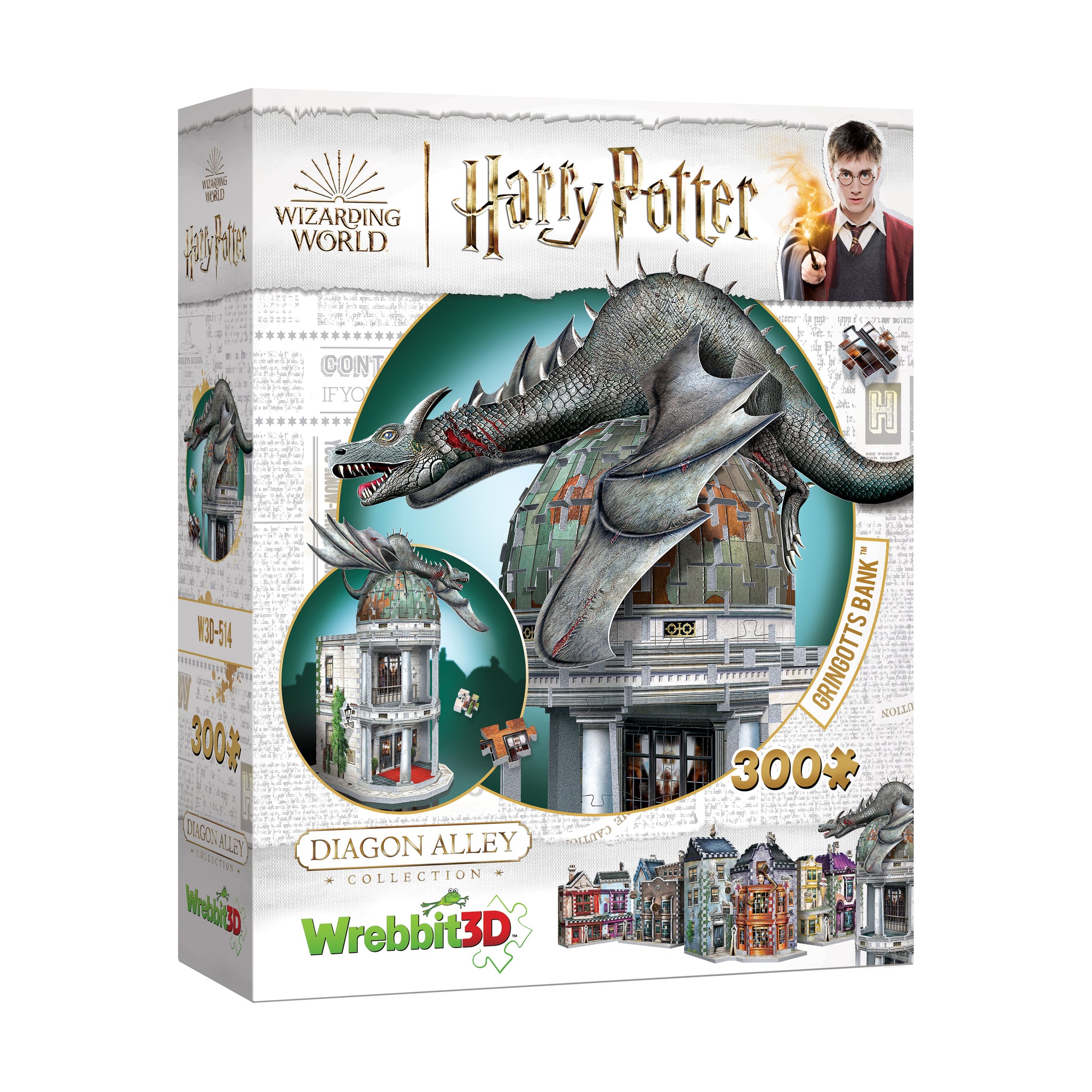 Harry Potter Daigon Alley Collection - Gringotts Bank 3D Puzzle