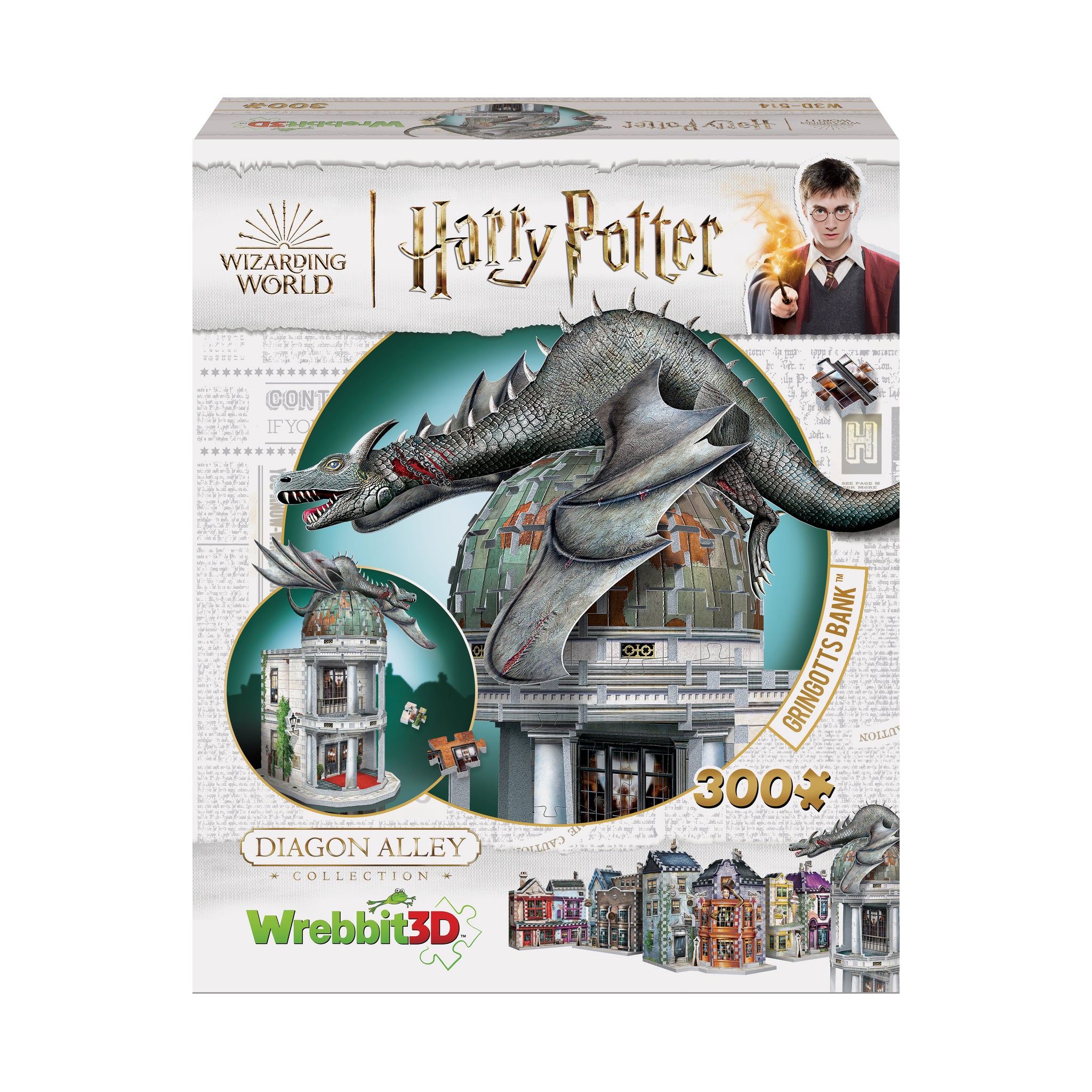 Harry Potter Daigon Alley Collection - Gringotts Bank 3D Puzzle