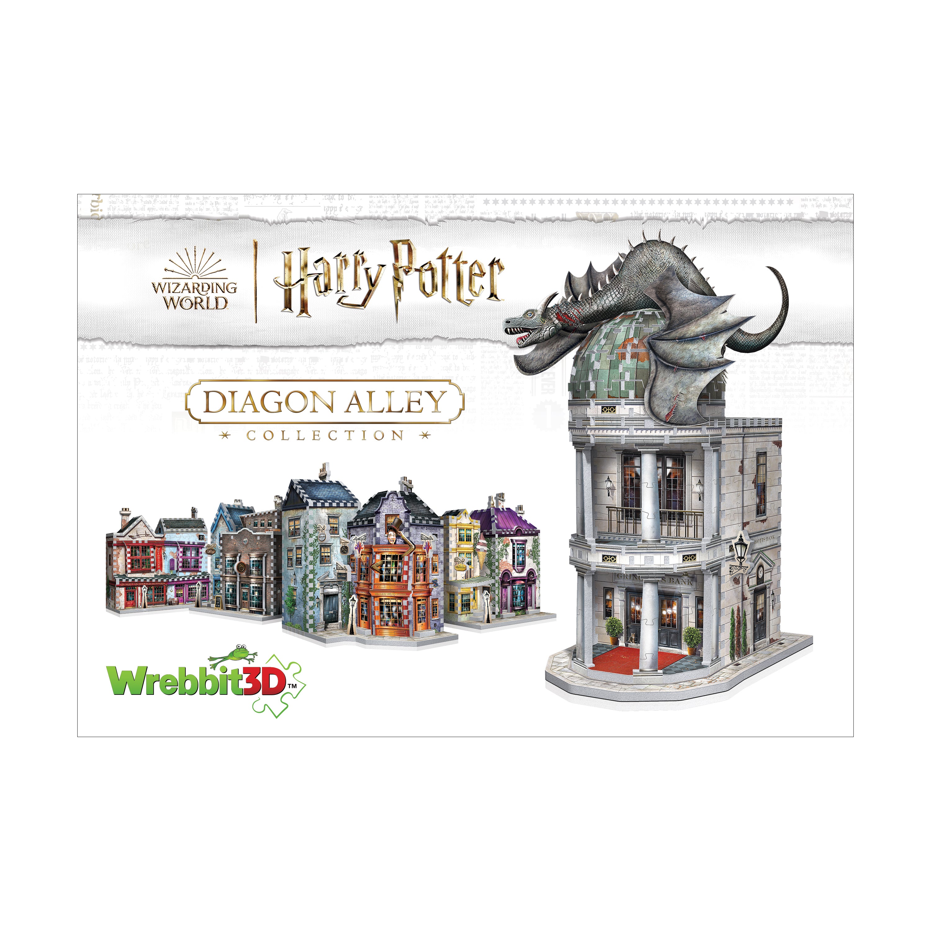Harry Potter Daigon Alley Collection - Gringotts Bank 3D Puzzle –