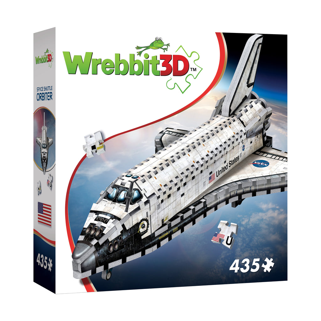 Wrebbit Space Shuttle Orbiter 3D Puzzle: 435 Pcs