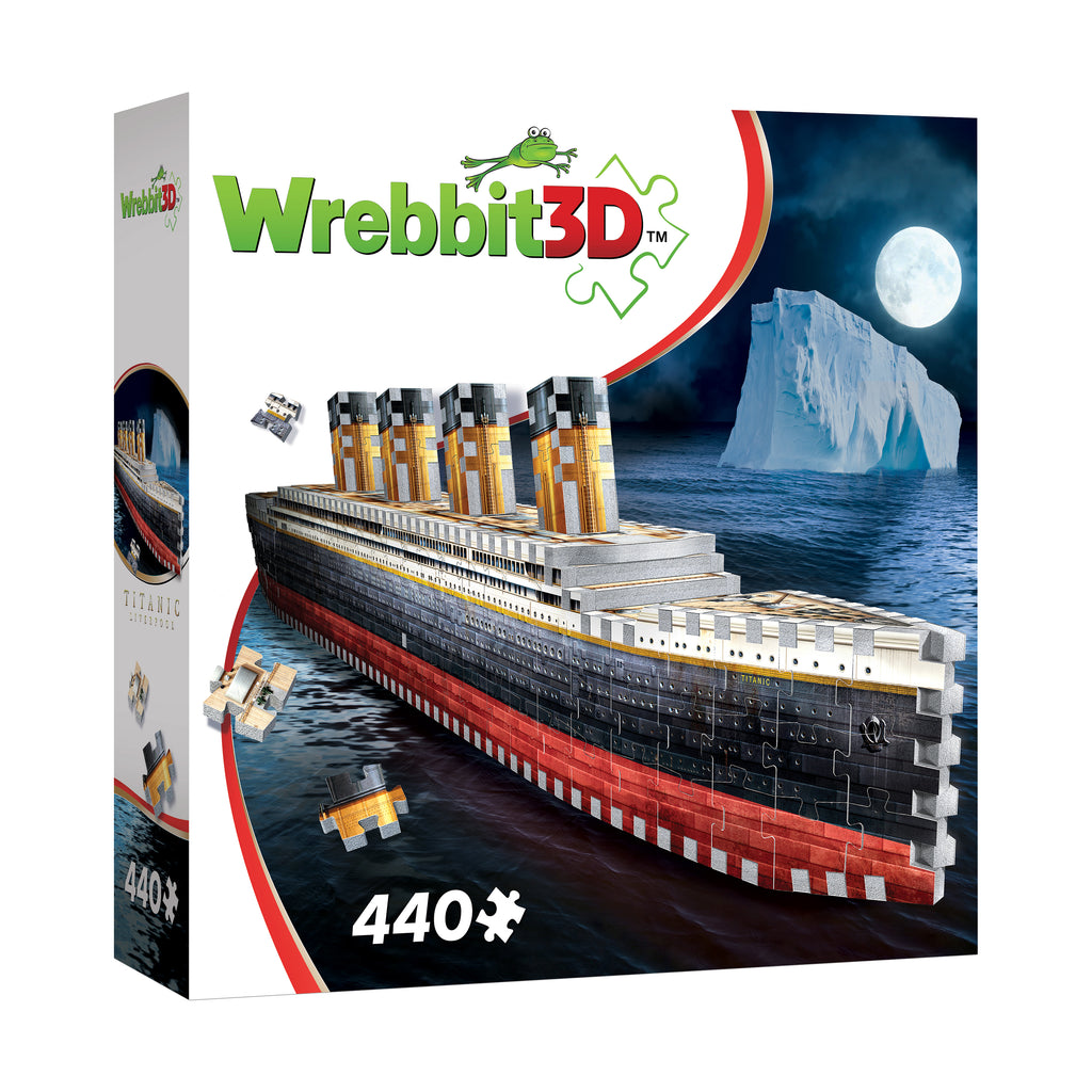 Wrebbit Titanic 3D Jigsaw Puzzle: 440 Pcs