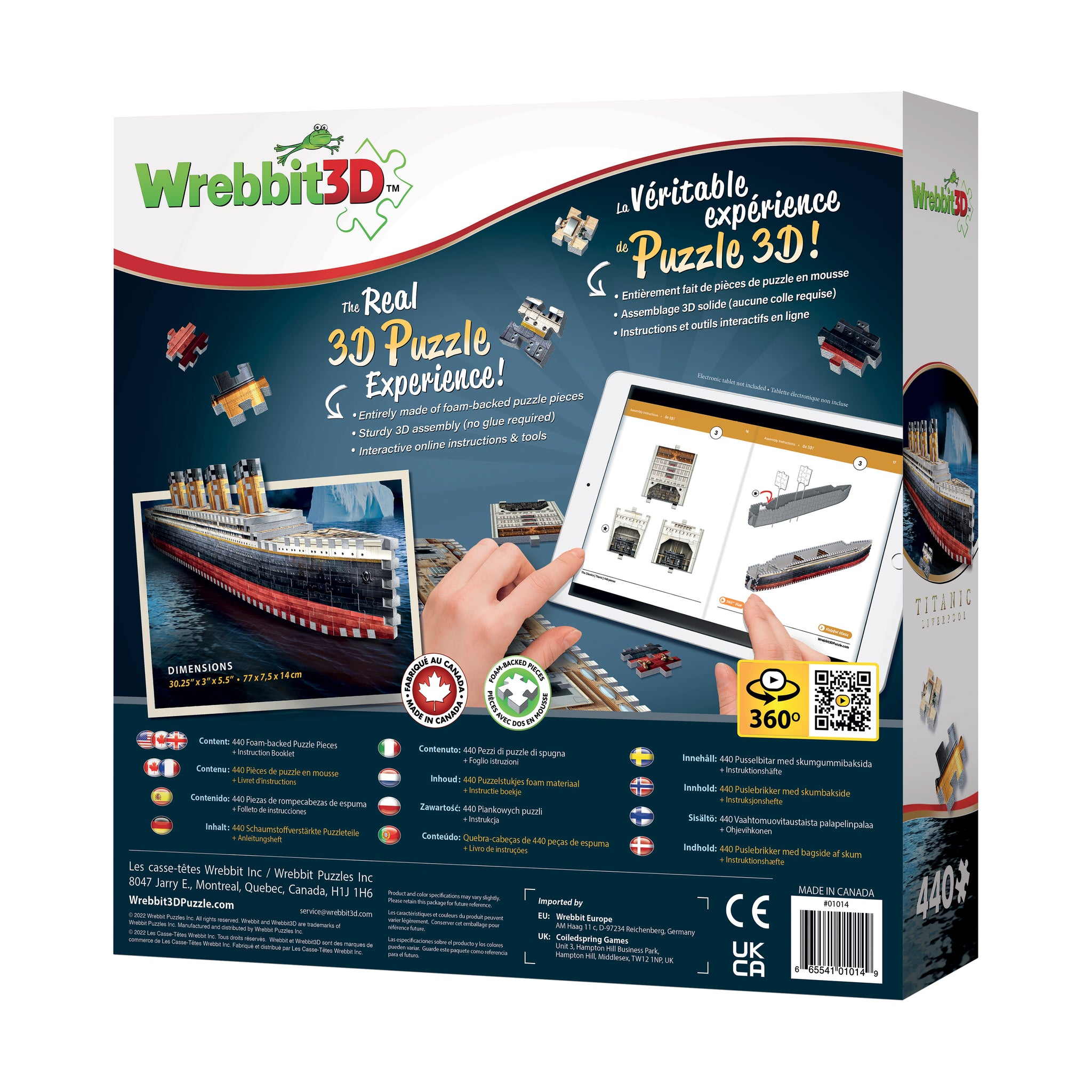 TITANIC パズル Titanic 3D Wooden Puzzles