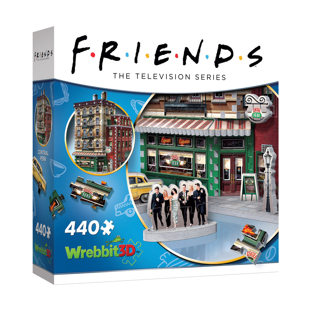 Wrebbit Friends - Central Perk 3D Jigsaw Puzzle: 440 Pcs