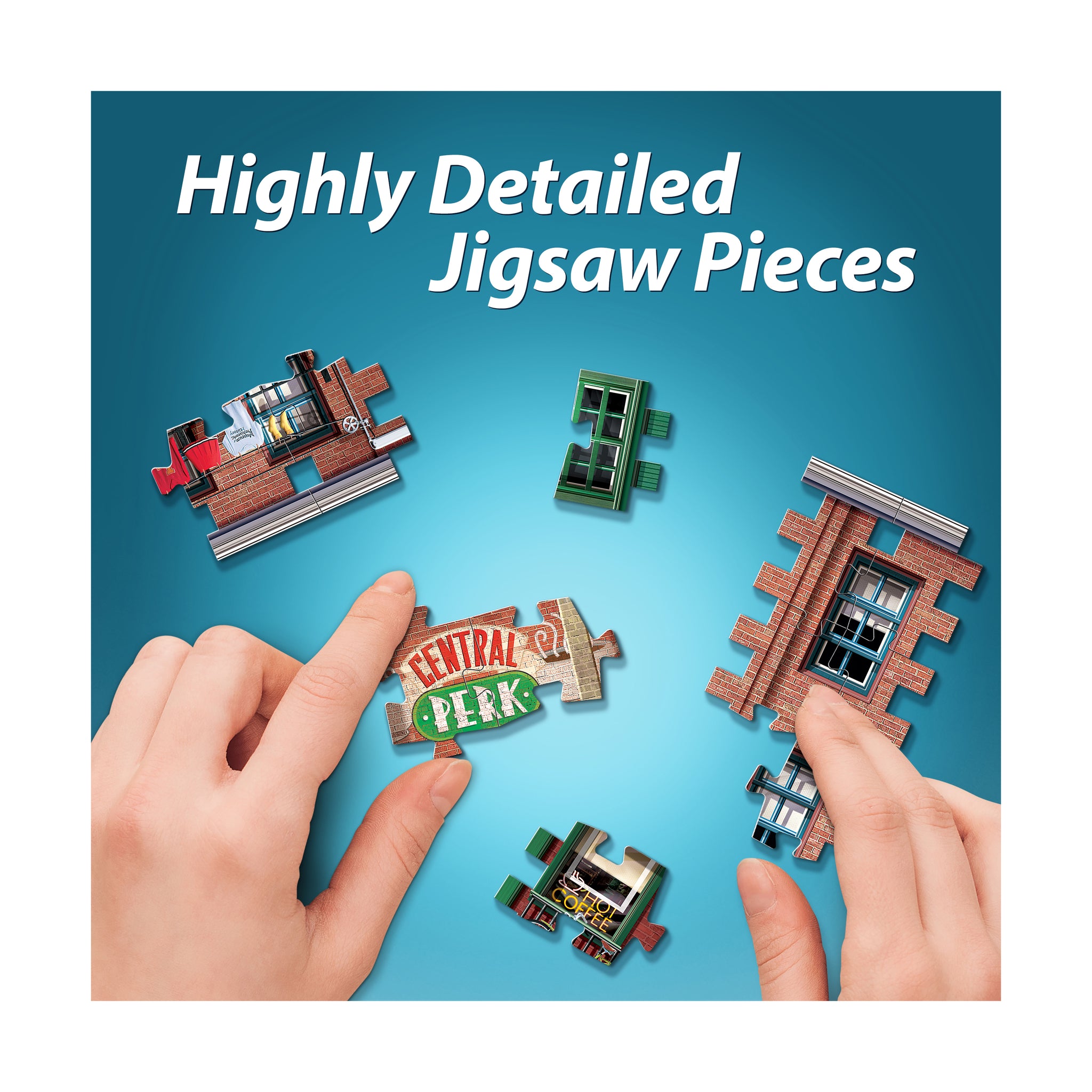 Friends - Central Perk 3D Jigsaw Puzzle: 440 Pcs | AreYouGame