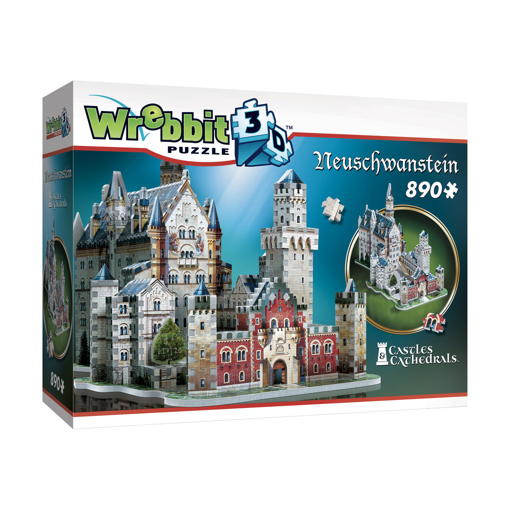 Wrebbit Castles & Cathedrals - Neuschwanstein: 890 Pcs