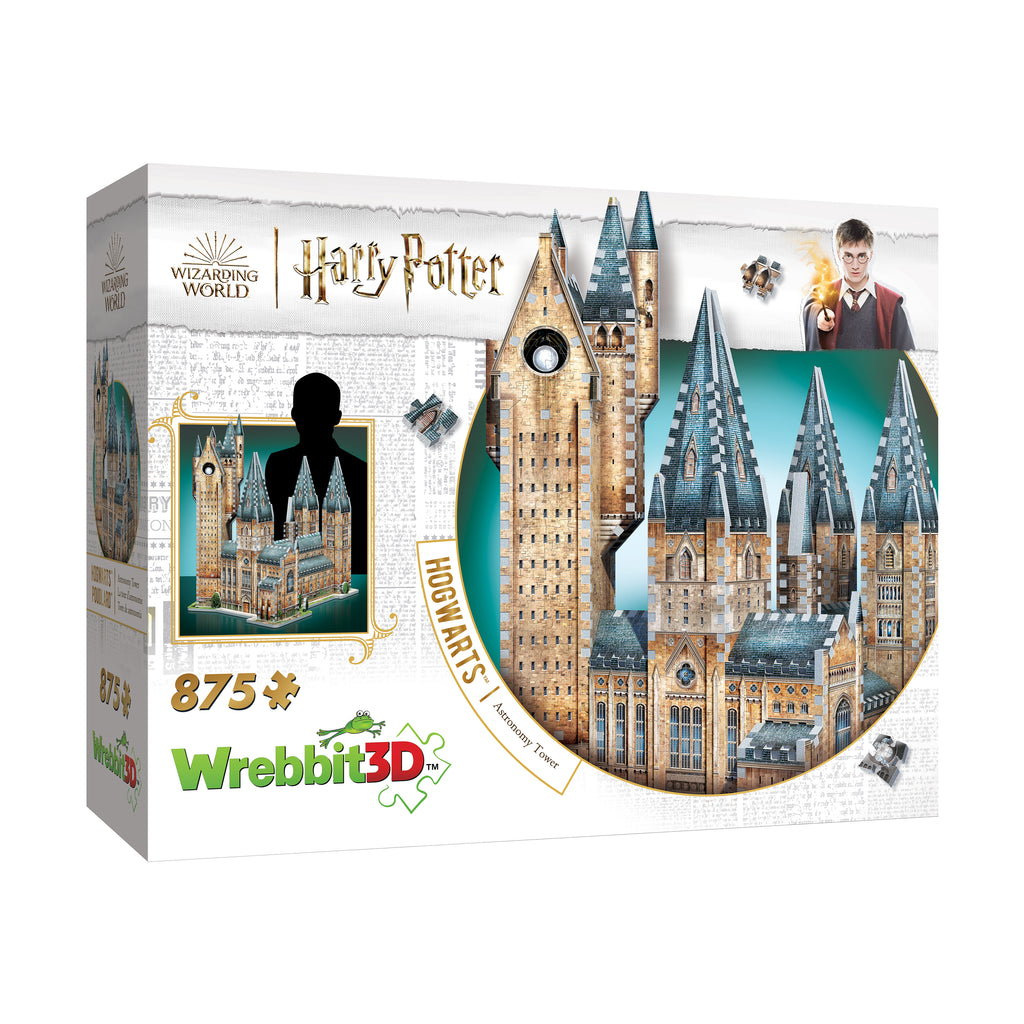 Wrebbit Harry Potter Collection - Hogwarts - Astronomy Tower 3D Puzzle: 875 Pcs