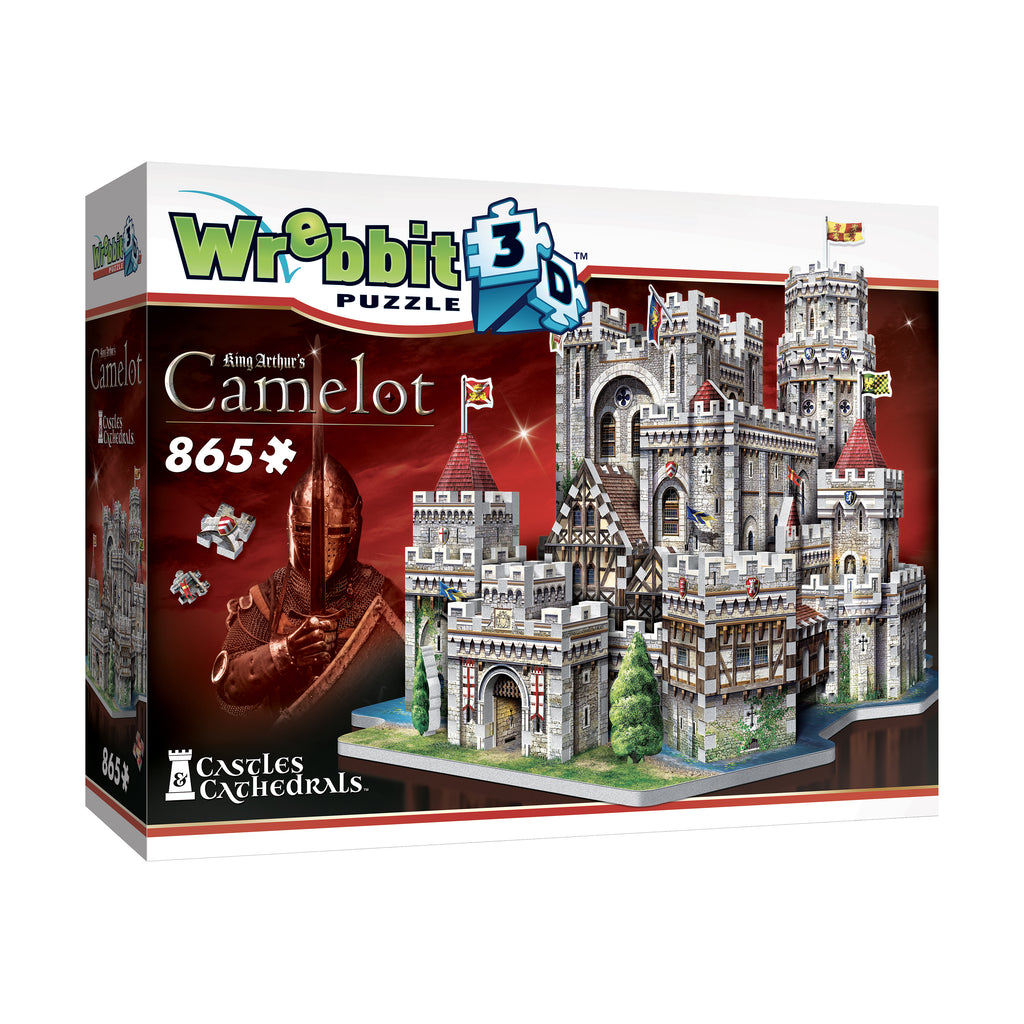 Wrebbit Castles & Cathedrals - King Arthur's Camelot 3D Puzzle: 865 Pcs