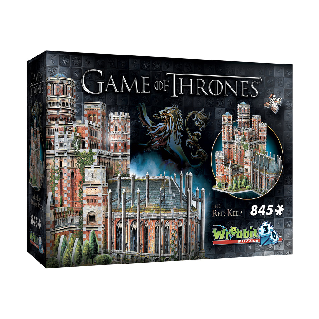 Wrebbit Game of Thrones - The Red Keep 3D Puzzle: 845 Pcs